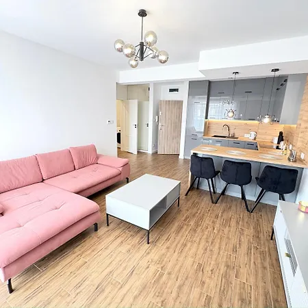 Apartment Pink Velvet - Acces - Garage Parking Space - Morska 4 Rewal